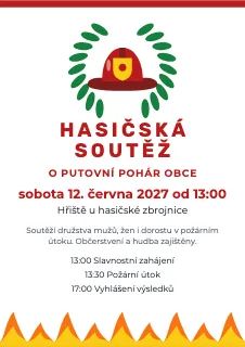 Vzor plakátu: Plakát na hasičskou soutěž