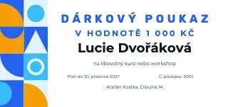 Vzor dárkového poukazu: Moderní poukaz