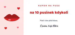 Vzor kuponu: Kupon na pusu