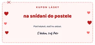 Vzor kuponu: Kupony lásky